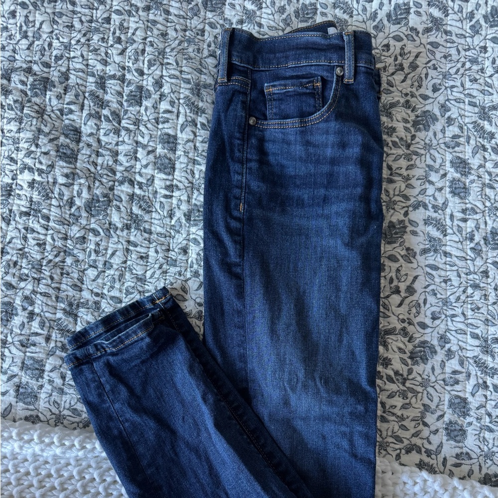 LOFT Dark Blue Skinny Jeans
